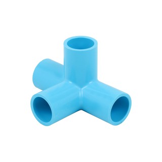 ข้อต่อสี่ทางตั้งฉาก PVC SCG 1/2" สีฟ้า | SCG | ZZ11A0710205018018 อุปกรณ์เดินท่อ งานประปา ต่อเติมซ่อมแซมบ้าน สำหรับใช้งา