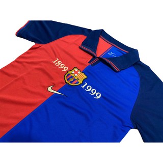เสื้อทีมบาร์เซโลน่าเหย้า ย้อนยุค 100 ปี 1999