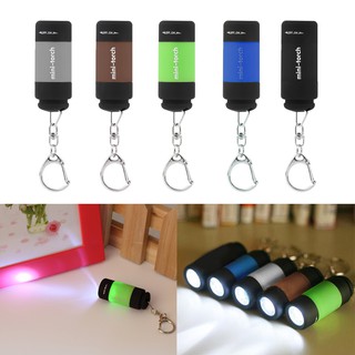 🌴H-Style🌴USB มินิ LED ไฟฉาย กลางแจ้ง Carabiner คลิป พวงกุญแจไฟฉายกีฬาแบบพกพา USB ขนาดเล็ก 0.5W ไฟฉายสว่าง