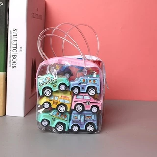 6pcs รถของเล่น ขนาดเล็ก สําหรับเด็ก รถสะสม รถของเล่น โมเดลรถ