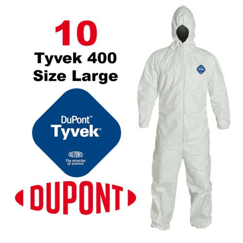 ชุดป้องกัน Dupont Tyvek 400 เสื้อผ้ากันสารเคมี สินค้า Dupont ของแท้