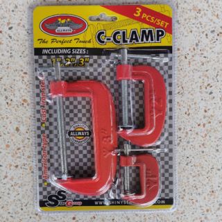 ปากกาตัวC  3ตัว/1ชุด C-CLAMP