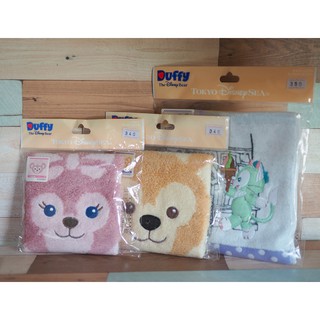 [สินค้าลิขสิทธิ์] ผ้าเช็ดหน้า ผ้าขนหนู ดัฟฟี่ Duffy Disney Bear หมี ShellieMay แมว Gelatoni ของแท้จาก Disney sea Japan