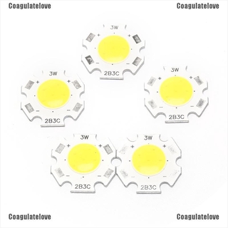 Coagulatelove.☪แถบไฟ Led 3W 5 ชิ้น สําหรับติดรถยนต์