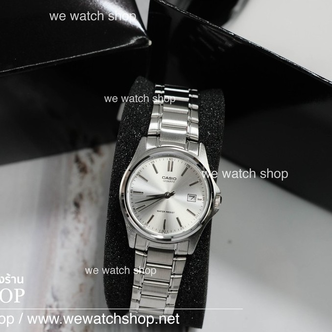 รับประกันศูนย์ไทย CMG CASIO รุ่น LTP-1183 หญิง MTP-1183 ชาย สีเงิน ของแท้ ltp-1183a-1 ltp mtp 1183g