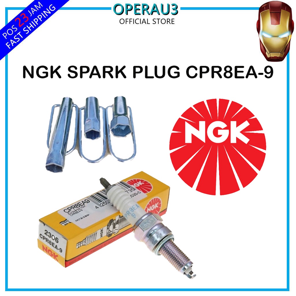 NGK SPARK PLUG CPR8EA-9 C6HSA CPR6EA-9 CR8E D7EA B9ES B8ES BM6A MR9C-9N CR7EH NGK-9 BP7HS PLUG