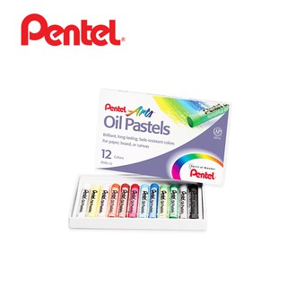 🖍สีชอล์ค Pentel สีพาสเทล 12สี