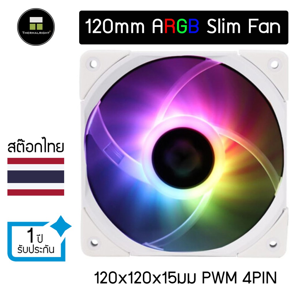 พัดลม Thermalright TL-C12015S 120mm ARGB Slim Fan