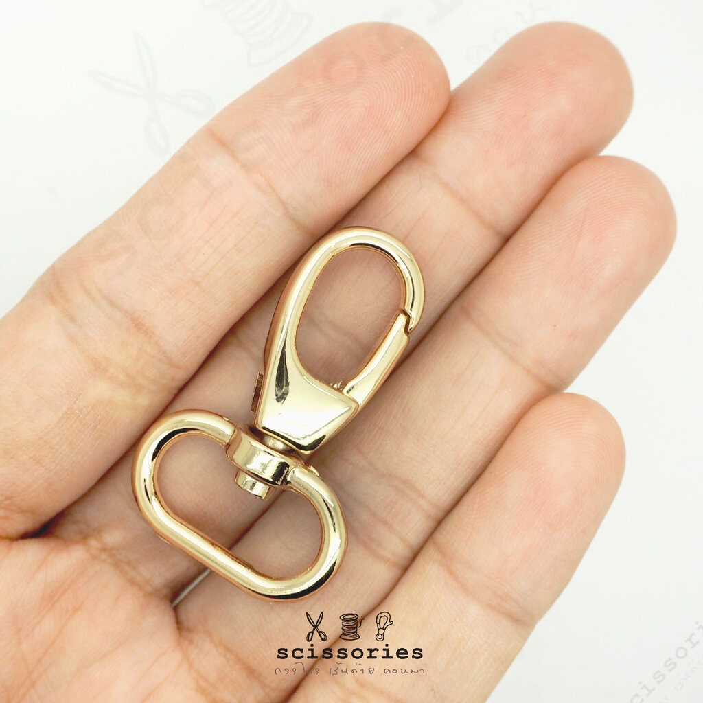 คอหมา 1.5cm 6 หุน สีทอง/2 ตัว