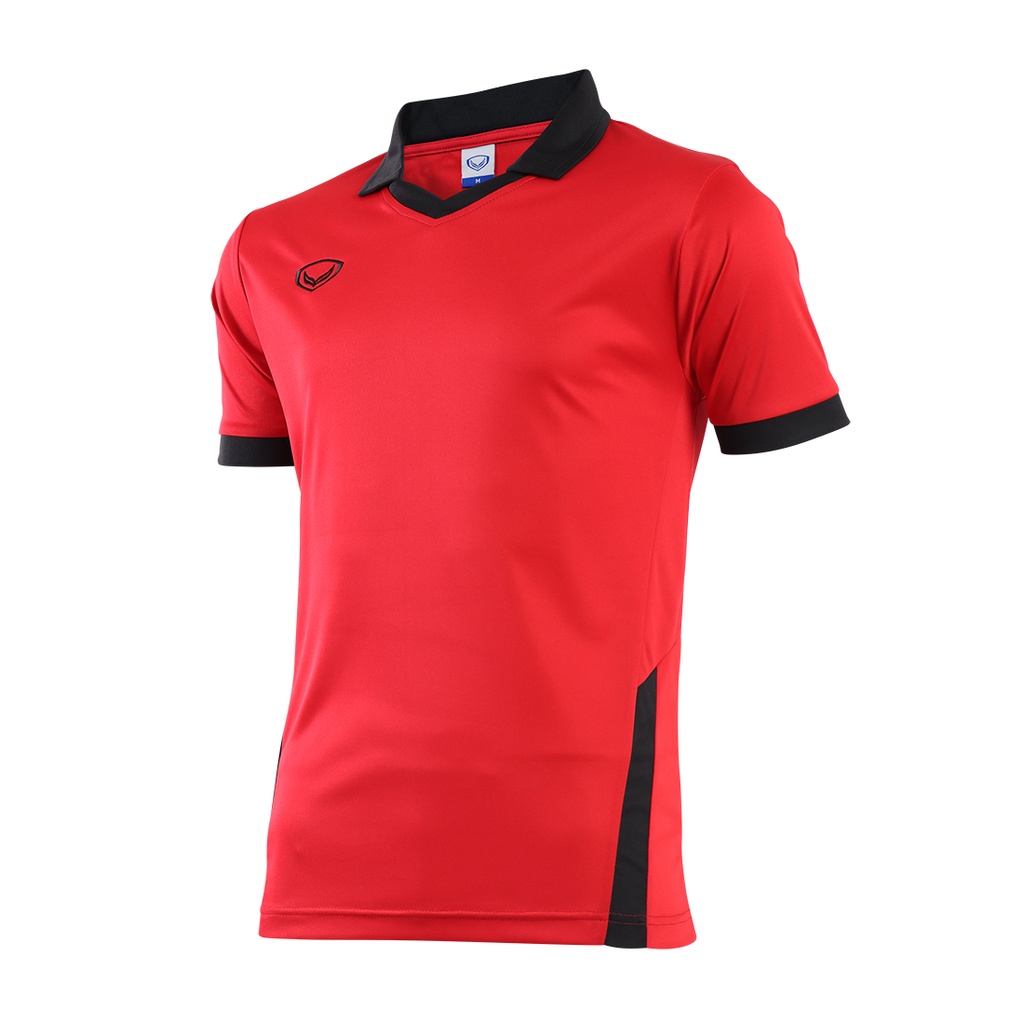GRAND SPORT เสื้อฟุตบอลคอปกตัดต่อ  แกรนด์สปอร์ต รหัส : 011490
