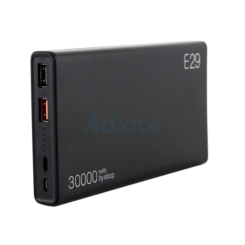 POWER BANK 30000 mAh 'ELOOP' (E29) Black