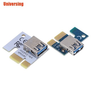 (Universing) อะแดปเตอร์การ์ดขยาย Usb 3.0 Pci-E 1X To 16X สําหรับขุดเหมือง