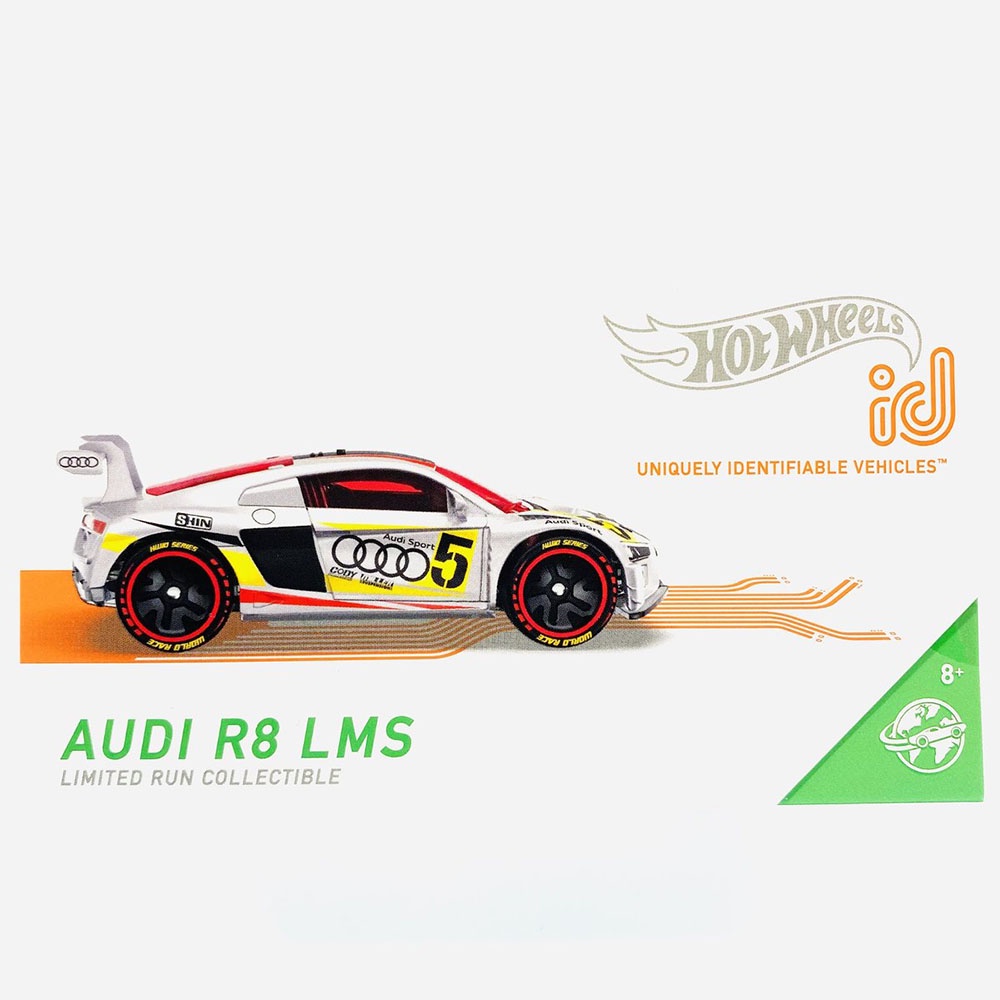 Hot Wheels id AUDI R8 LMS SILVER รถโมเดล