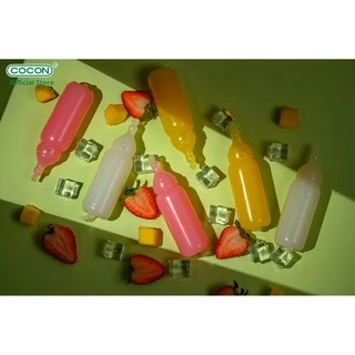 สต๊อกใหม่] Cocon สโนว์ฟอลล์ ไอศกรีมนมพุดดิ้งรสผลไม้ต่างๆ