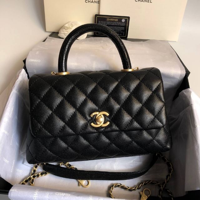 Chanel Coco Handle Bag Gold Hardware Shopee Thailand