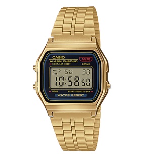 [ของแท้] CASIO  รุ่น GENERAL A159WGEA-1DF นาฬิกา นาฬิกาข้อมือ สายสแตนเลส นาฬิกาDigital