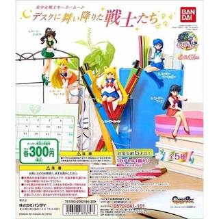 Sailor Moon Puttito1 Gashapon ตุ๊กตาเกาะขอบ จากเซเลอร์มูน งานลิขสิทธิ์แท้ Bandai จากญี่ปุ่น