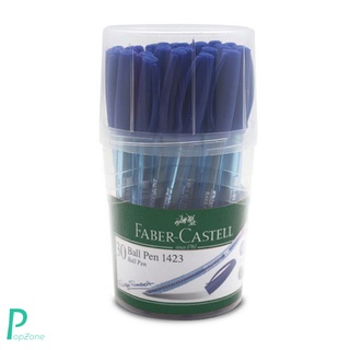 Faber-Castell ปากกาลูกลื่น 1423 ด้ามสีน้ำเงิน 0.5 มม. (30 ด้าม)