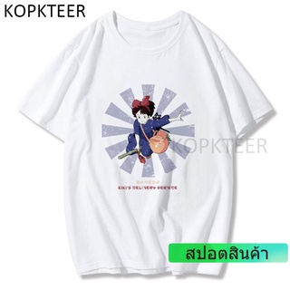 ราคาต่ำสุด!! เสื้อยืดแขนสั้น ผ้าฝ้าย พิมพ์ลายอนิเมะ Totoro สไตล์ญี่ปุ่นย้อนยุค PTY65RE664753S-3XL