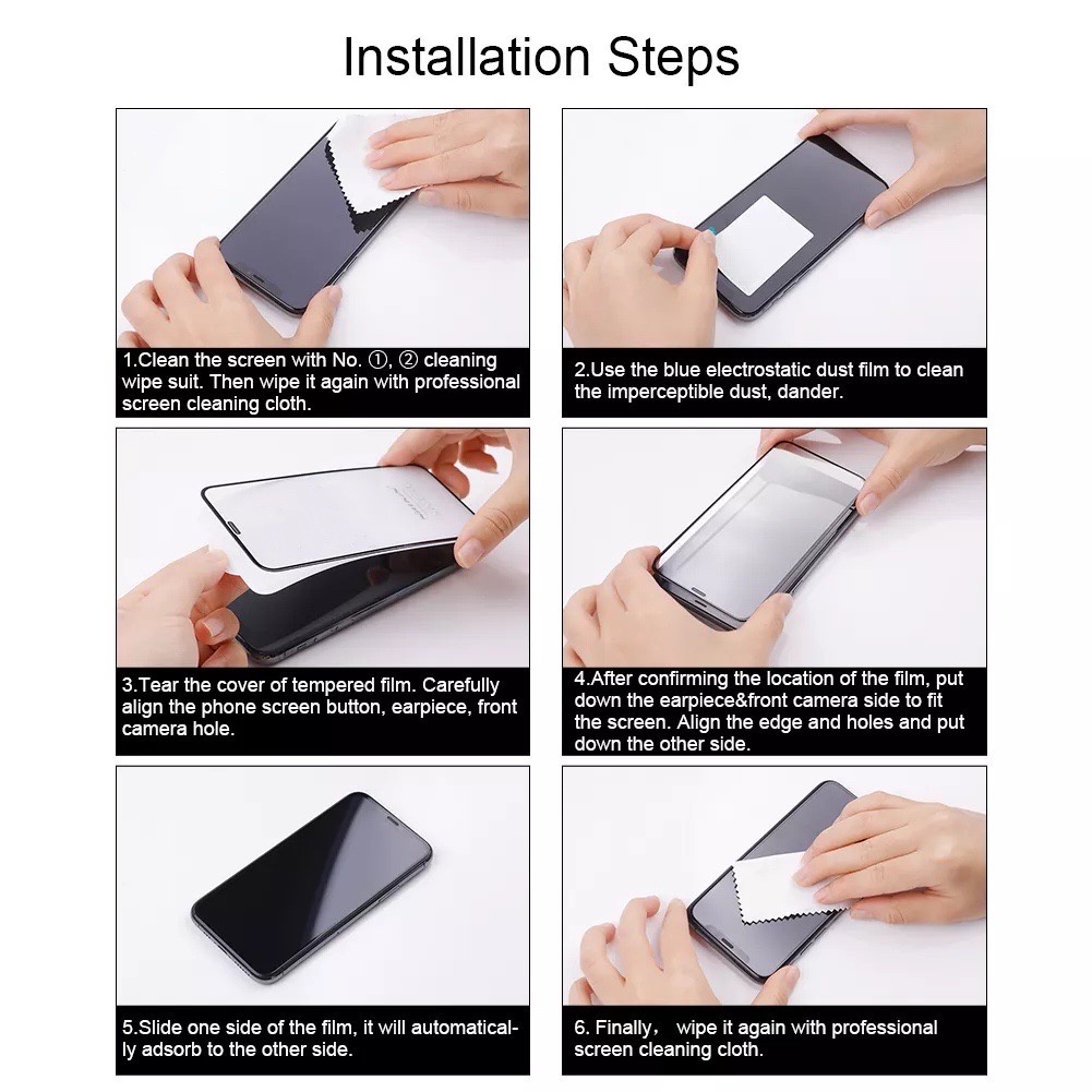 5D ฟิล์มกระจก เต็มจอ For Nokia C10 C12 C20 C21 C32 G10 G20 G50 โนเกีย Teamperedglass - รูปที่ 3