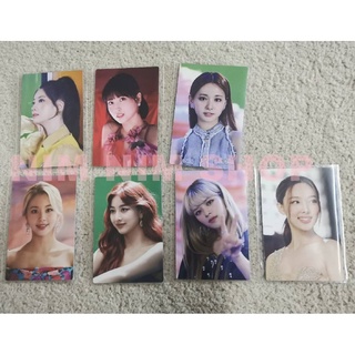 การ์ด MONOGRAPH TWICE &gt;นา จื่อ แชง จอง จี โมะ ดุ๊บ&lt; อัลบัม Eyes Wide Open