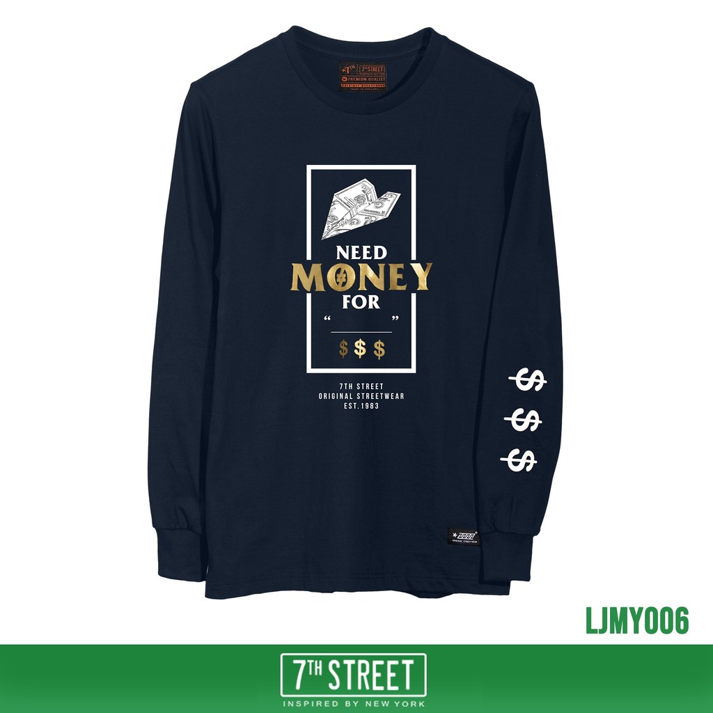 7th street เสื้อยืดแขนยาว รุ่น Money