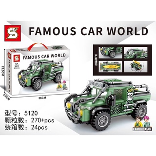 เลโก้จีน  SY 5120 ชุด Famous Car World