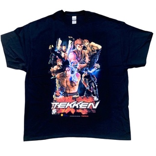 ผ้าฝ้ายคอกลมผ้าฝ้าย 100%BOOTLEG MANIA TEKKEN TEES-3XLfrom S-4XL