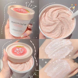 สครับลูกพีชPEACH CLEAR BODY SCRUB