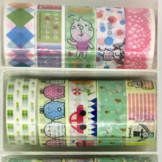 เทปลายการ์ตูนน่ารัก tape เทปตกแต่ง พร้อมส่ง