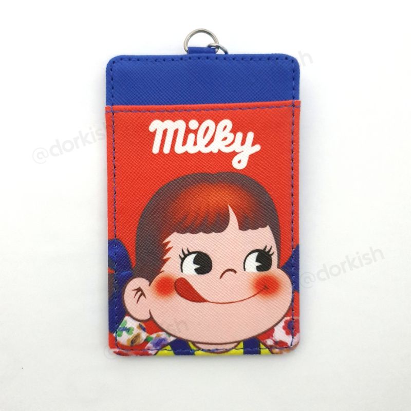 Peko Chan Peko-Chan Milky Milk Girl Ezlink Card Holder พร้อมพวงกุญแจ