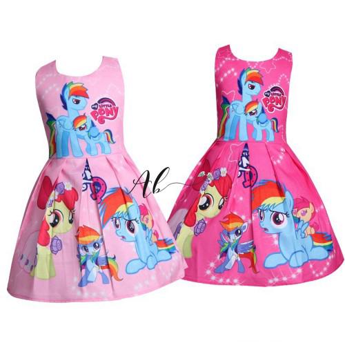 Angel Baby ชุดเดรส My Little Pony (สีชมพู &amp; Hotpink)