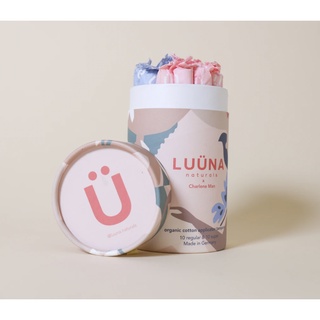 Luuna - ผ้าอนามัยแบบสอด ผ้าฝ้ายออร์แกนิก (10 ปกติ,10 ซุปเปอร์)