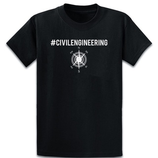 [S-5XL]เสื้อยืด ผ้าฝ้าย พิมพ์ลายตัวอักษร Civil Engineering Engineer Euro ไซซ์ S-5xl สไตล์วินเทจ เหมาะกับฤดูร้อน สําหรับผ