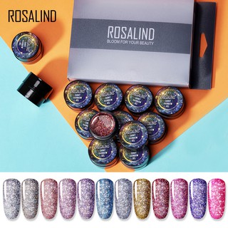 Rosalind ยาทาเล็บ 5 มล. 12 ชิ้น/ชุด