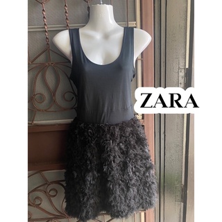 แบรนด์ ZARA เดรสดำ แท้100%