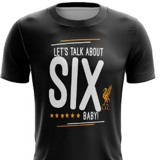 เสื้อยืด ลาย Liverpool FC แบบแห้งเร็ว ไซซ์ XS - 7XL