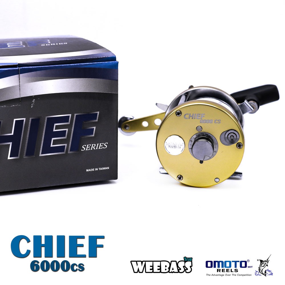 OMOTO REEL - CHIEF 6000CS/6001CS(สีทอง)