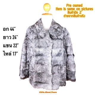 เสื้อกันหนาว เฟอร์ขนสัตว์แท้ ขนแพะ