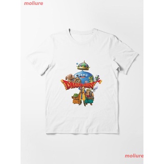 เสื้อยืดลำลอง2022 Dragon Quest Monster And Heroes T-Shirt เสื้อยืดพิมพ์ลาย เสื้อยืดผ้าฝ้าย คอกลม cotton ความนิยม discoun