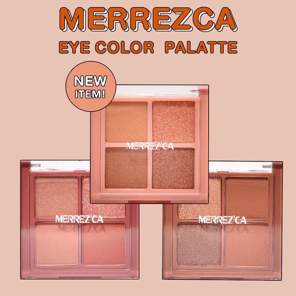 Merrezca Eye Color Palette เมอร์เรซกา อาย คัลเลอร์ พาเลต อายแชโดว์ตาวิ้งค์
