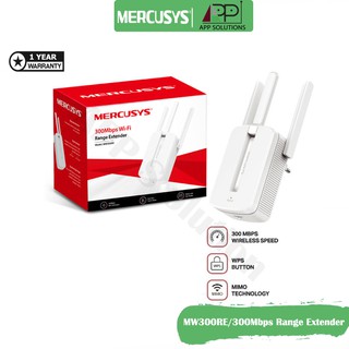 Mercusys(ขยายสัญญาณ)Wi-Fi RANGE EXTENDER 300Mbp รุ่นMW300RE(รับประกัน1ปี)