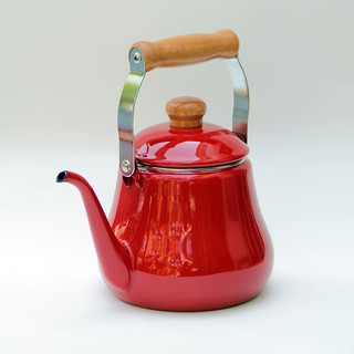 Vintage Enamel Tea Pot - กาน้ำอีนาเมลทรงวินเทจ ขนาด 1.5 ลิตร