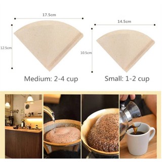 กระดาษกรองดริปกาแฟ ทรงกรวย V60 filter Paper 100แผ่น *พร้อมส่ง*