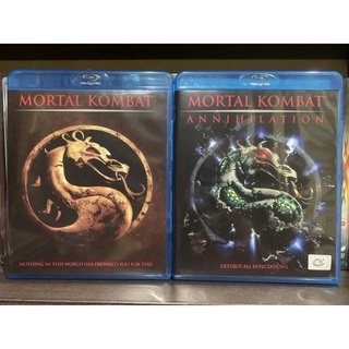 ( หายาก ) Blu-ray มือสอง เรื่อง Mortal Kombat 1-2 มีเสียงไทย บรรยายไทย