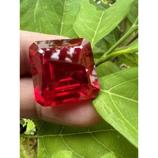 Ruby square 20x20mm  corundum 9  hardness