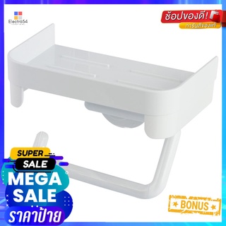 ที่ใส่กระดาษชำระพร้อมชั้นวาง DEHUB SRH-S60 สีขาวTOILET ROLL HOLDER WITH SHELF DEHUB SRH-S60 WHITE