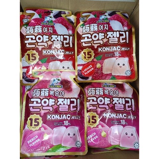 เยลลี่ญ่ปุ่น Captain Dolphin Konjac Jelly มี2รสชาติ (1 Pack x 15 Pcs)