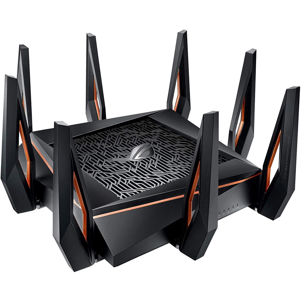 ASUS ROG Rapture WiFi 6 Gaming Router (GT-AX11000) - Tri-Band 10 Gigabit Wireless Router, 1.8GHz Quad-Core CPU