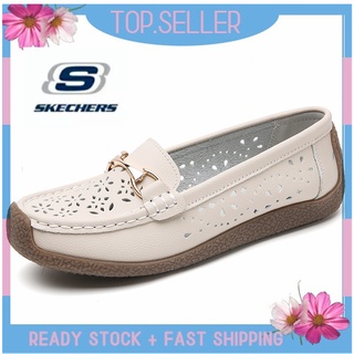 [พร้อมส่ง] *Skechers__go Walk Arch Fit รองเท้าแตะโลฟเฟอร์ ส้นแบน แบบสวม สําหรับผู้หญิง ผู้ชาย